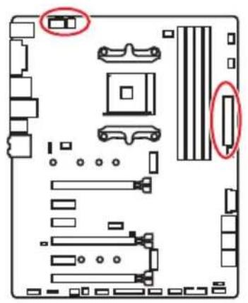 MSI X470 Gaming Plus - CPU_PWR1, CPU_PWR2, ATX_PWR1: Power Connectors - 1
