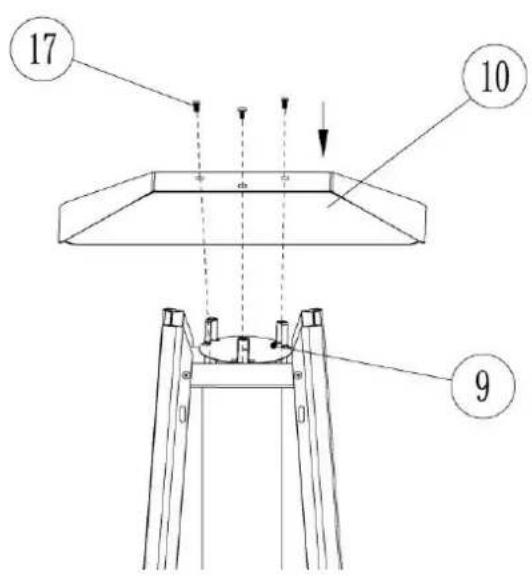 Arpe Sears Flameheater 190 cm - ASSEMBLAGE DE RÉCHAUFFEUR - 6