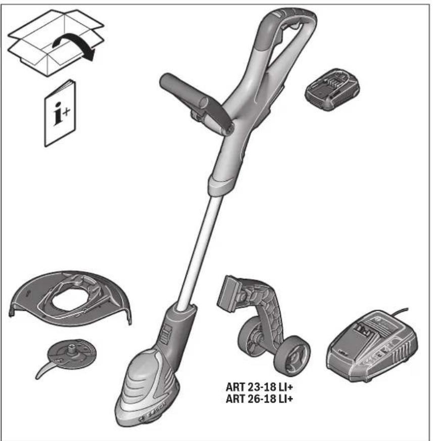 BOSCH ART 2618 Li + - Atbrivosanas no nolietotajiem izstradajumiem - 3