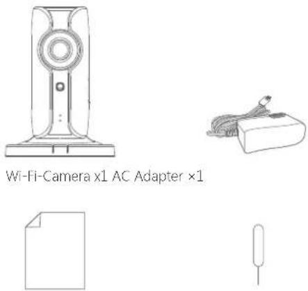 Chuango IP116 - Controleer de inhoud van de doos - 1