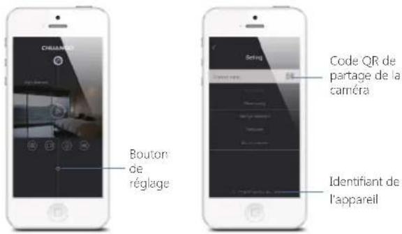 Chuango IP116 - Appariement de la caméra avec le réseau Wi-Fi au moyen de l'application - 4