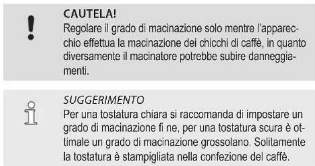 SEVERIN KA 4812 - Adattamento del grado di macinazione - 1