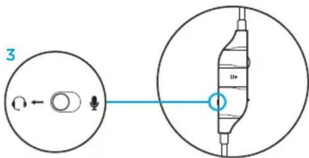 LOGITECH G633 Artemis Spectrum - Mic select - 2