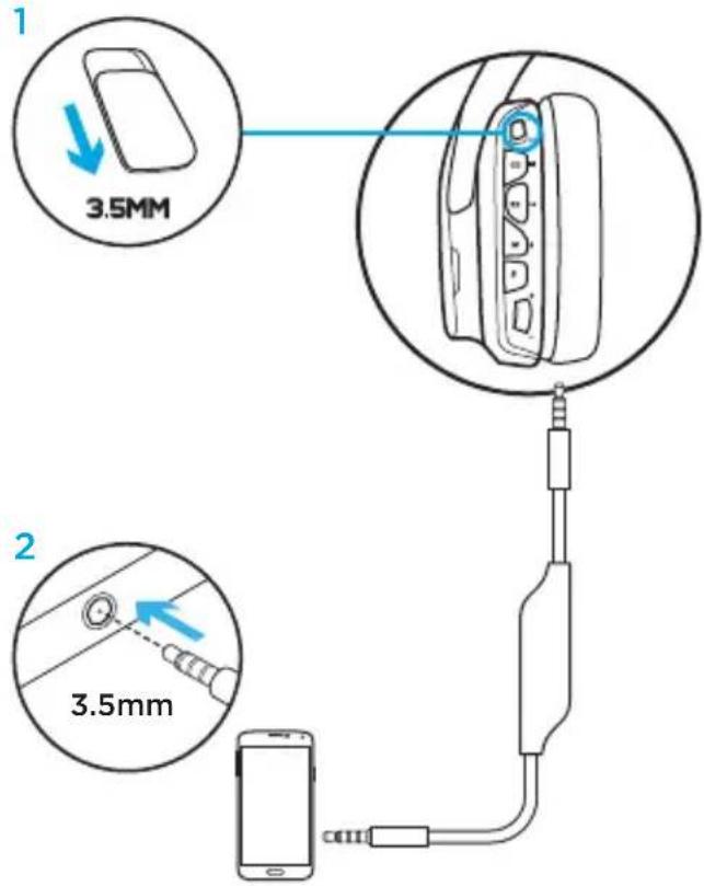 LOGITECH G633 Artemis Spectrum - Selección de microfono - 1