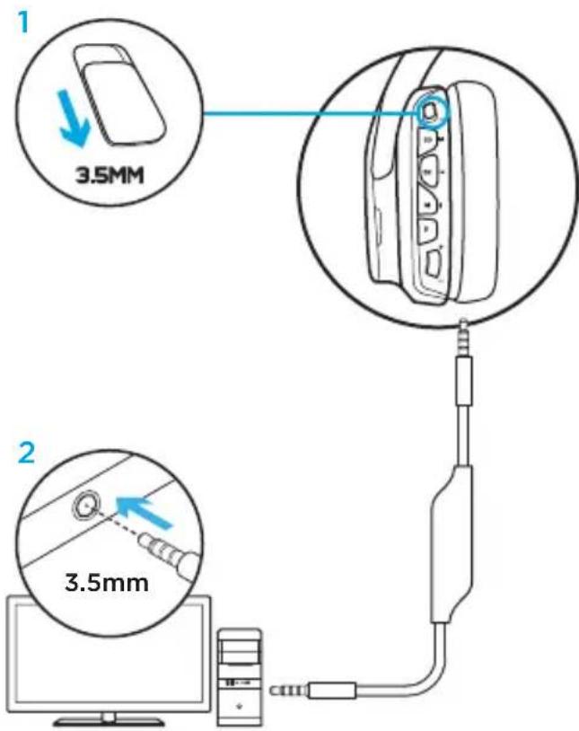 LOGITECH G633 Artemis Spectrum - Mic select - 1