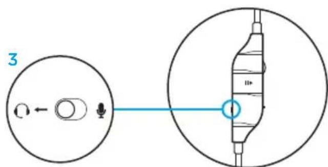 LOGITECH G633 Artemis Spectrum - Mic select - 2