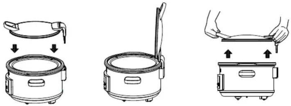 CROCK POT Lift & Serve CSC052X - MONTÁŽ: - 1