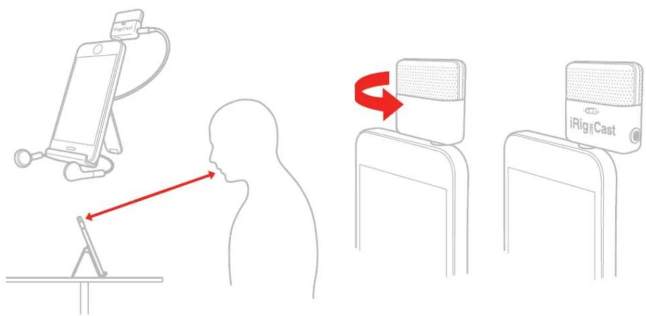 IK Multimedia Mic Cast - Using iRig Mic Cast - 2