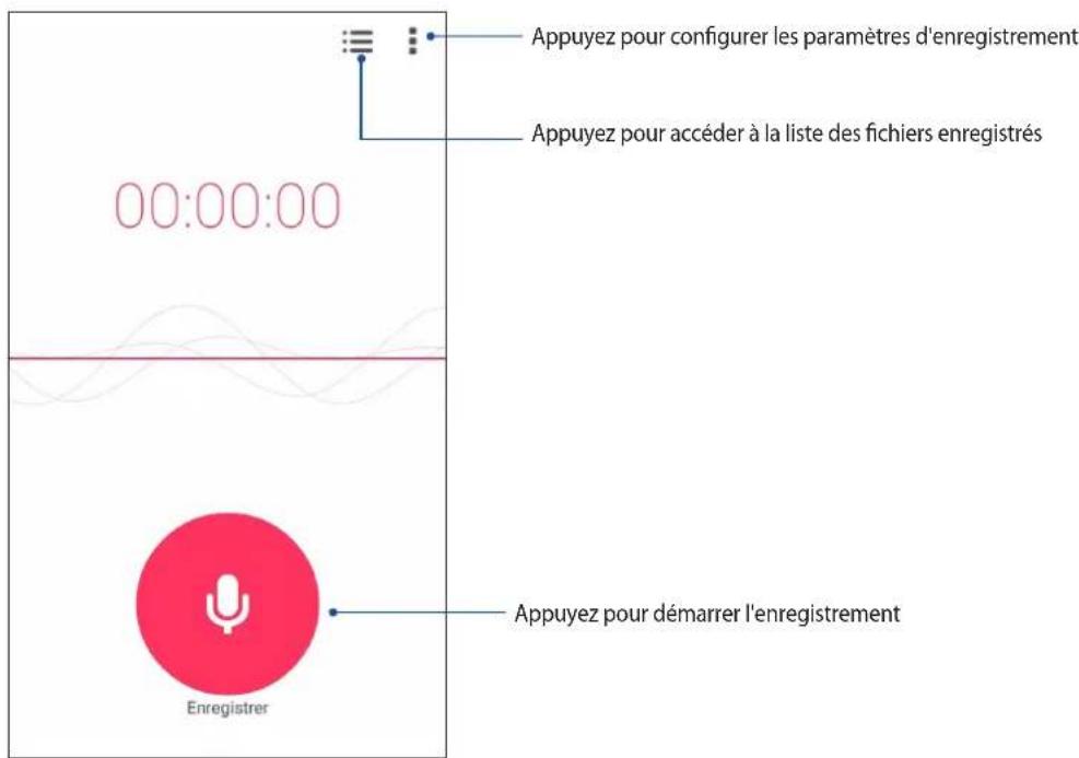 ASUS ZenFone 2 Laser ZE600KL - Ouvrir le magnétophone - 1