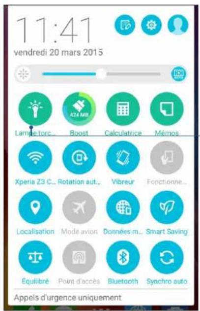 ASUS ZenFone 2 Laser ZE600KL - Lampe torche - 1