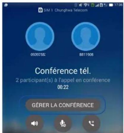 ASUS ZenFone 2 Laser ZE600KL - Gérer une conférence téléphonique - 1