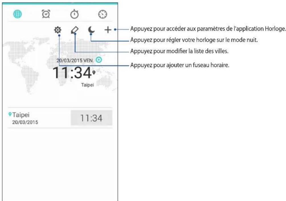 ASUS ZenFone 2 Laser ZE600KL - Fuseau hora - 1