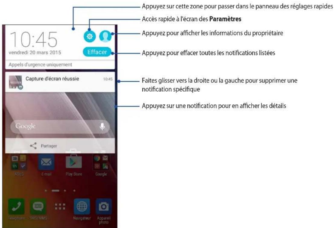 ASUS ZenFone 2 Laser ZE600KL - Notifications système - 1