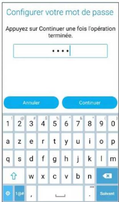 ASUS ZenFone 2 Laser ZE600KL - Mot de passer - 1