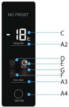HAIER H2F220WSAA - Bedieningspaneel - 1