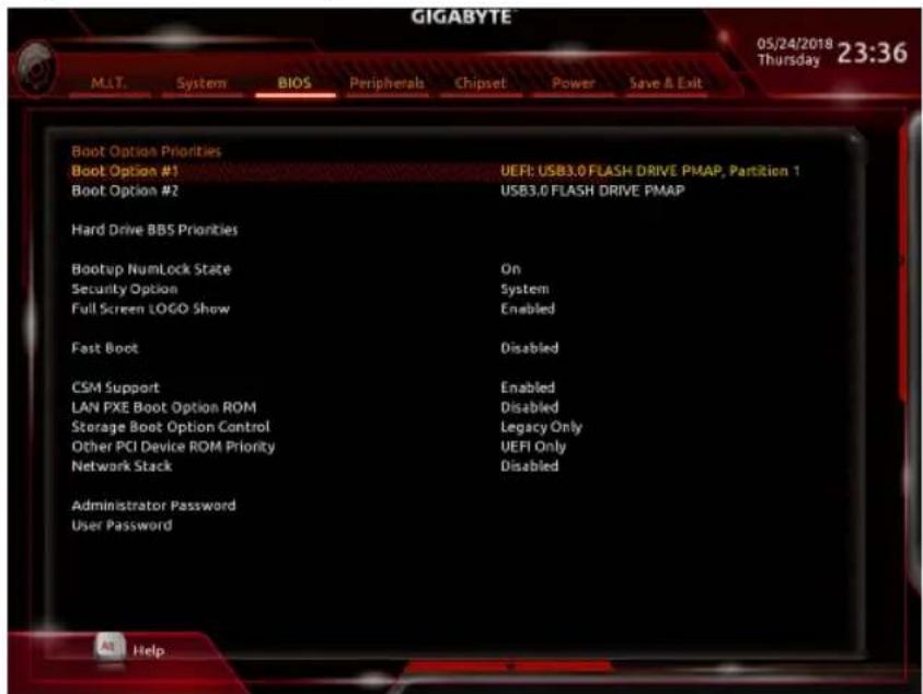 GIGABYTE B450 Aorus PRO - 2-5 BIOS (BIOS功能设定) - 1