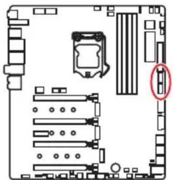 MSI MEG Z390 Godlike - JUSB1~2: Connecteurs USB 3.1 Gen2 Type-C - 1