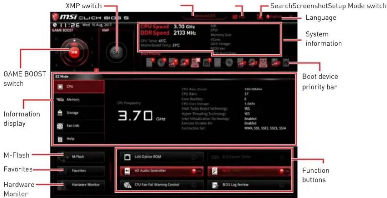 MSI MEG Z390 Godlike - EZ Mode - 1