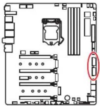 MSI MEG Z390 Godlike - JUSB3~4: USB 3.1 Gen1 Connectors - 1