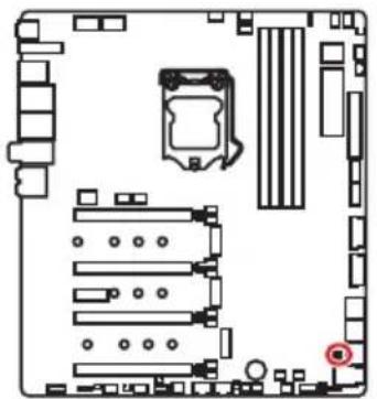 MSI MEG Z390 Godlike - JSLOW1: Slow Mode Booting Jumper - 1