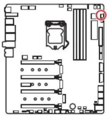 MSI MEG Z390 Godlike - JCORSAIR1: Connecteur CORSAIR - 1