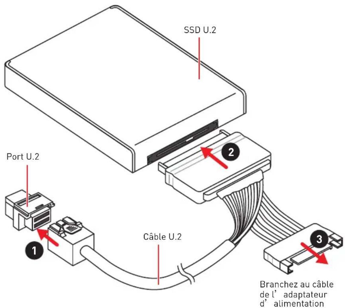 MSI MEG Z390 Godlike - Installation du SSD U.2 - 1
