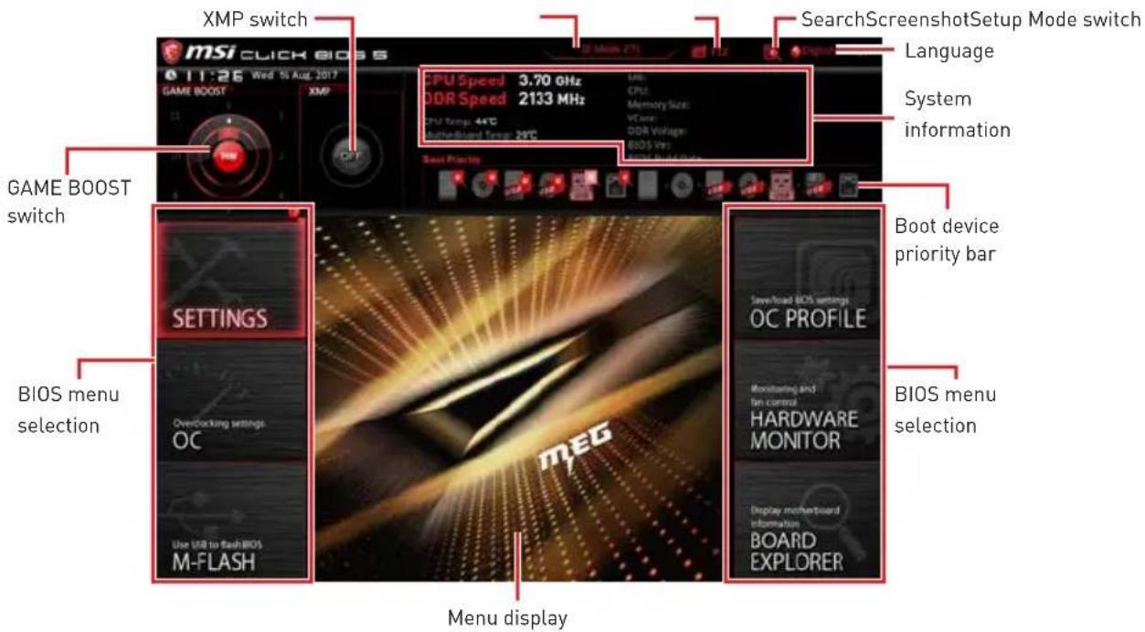 MSI MEG Z390 Godlike - Advanced Mode - 1