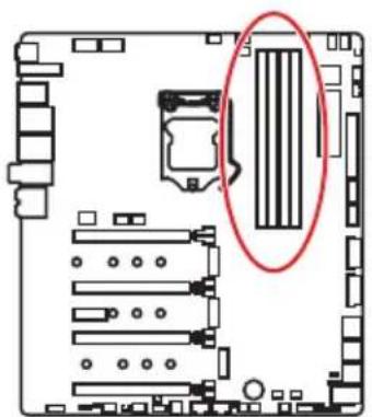 MSI MEG Z390 Godlike - Slots DIMM - 1