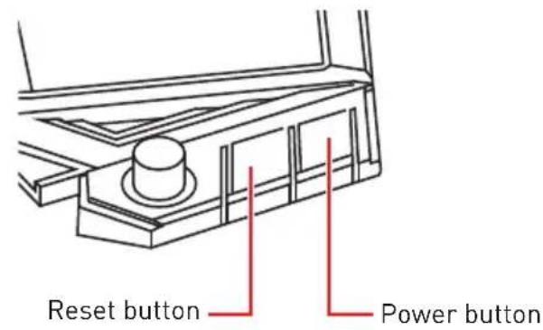MSI MEG Z390 Godlike - POWER1, RESET1: Power Button, Reset Button - 2
