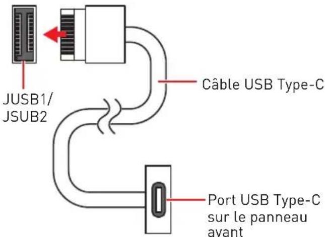 MSI MEG Z390 Godlike - JUSB1~2: Connecteurs USB 3.1 Gen2 Type-C - 2