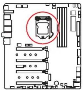 MSI MEG Z390 Godlike - Socket processeur - 1