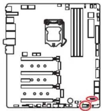 MSI MEG Z390 Godlike - JFP1, JFP2: Front Panel Connectors - 1