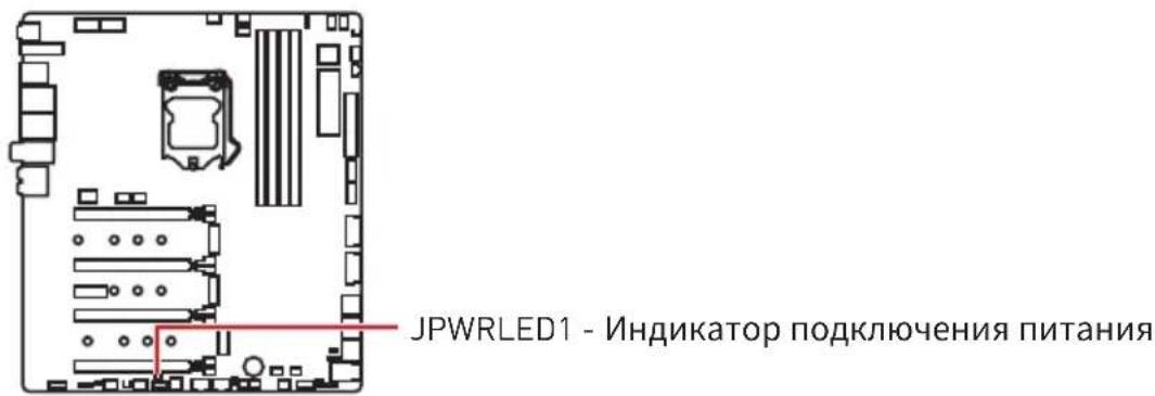 MSI MEG Z390 Godlike - JPWRLED1: ИнданаTop подключения петаня - 1