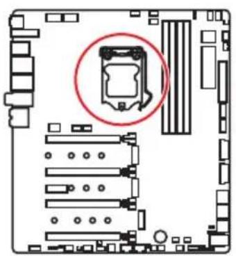 MSI MEG Z390 Godlike - CPU Socket - 1