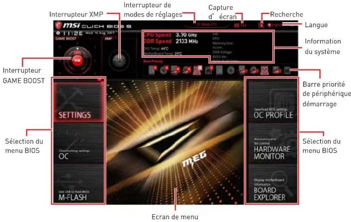 MSI MEG Z390 Godlike - Advanced Mode (mode avancé) - 1