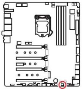 MSI MEG Z390 Godlike - W_FLOW1: Water Flow Meter Connector - 1
