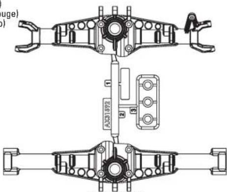 Axial WRAITH 1.9 - PARTS REFERENCE // TEILEREFERENZ // RÉFERENCES DES PIEÇES // RIFERIMENTO COMPONENTI - 9