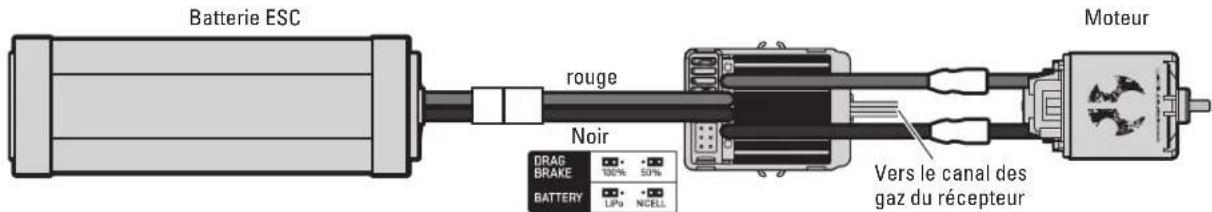 Axial WRAITH 1.9 - VARIATEUR ESC AVANT/ARRIÈRE AE-5L AVEC FREINAGE PAR RÉSISTANCE - 1