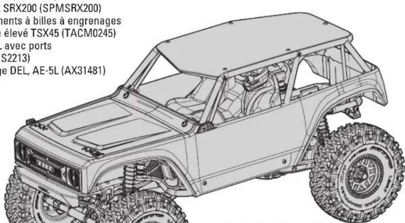 Axial WRAITH 1.9 - CONTENU DE LA BOITE - 1