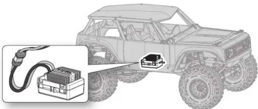 Axial WRAITH 1.9 - INSTALLALLEZ LA BATTERIE DU VEHICULE - 4