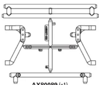 Axial WRAITH 1.9 - PARTS REFERENCE // TEILEREFERENZ // RÉFERENCES DES PIEÇES // RIFERIMENTO COMPONENTI - 16