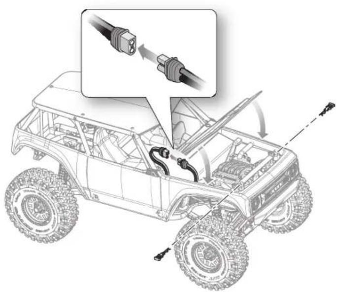 Axial WRAITH 1.9 - DEN FAHRZEUG-AKKU EINSETZEN - 2