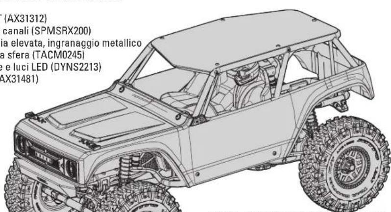 Axial WRAITH 1.9 - CONTENUTO DELLA SCATOLA - 1