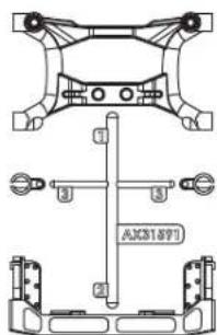 Axial WRAITH 1.9 - PARTS REFERENCE // TEILEREFERENZ // RÉFERENCES DES PIEÇES // RIFERIMENTO COMPONENTI - 25