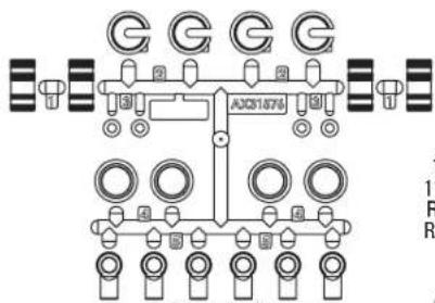 Axial WRAITH 1.9 - PARTS REFERENCE // TEILEREFERENZ // RÉFERENCES DES PIEÇES // RIFERIMENTO COMPONENTI - 6