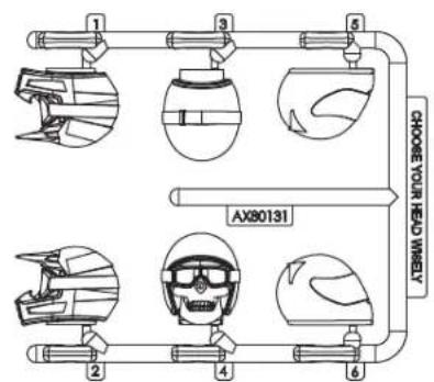 Axial WRAITH 1.9 - PARTS REFERENCE // TEILEREFERENZ // RÉFERENCES DES PIEÇES // RIFERIMENTO COMPONENTI - 21
