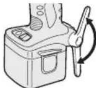 PANASONIC EY7271 - Indstilling af bæltekogens vinkelposition - 2