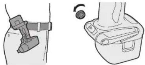PANASONIC EY7271 - Verplaaten van de riem-clip - 1