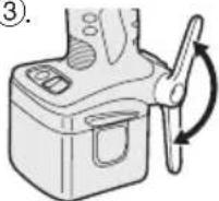 PANASONIC EY7271 - To Set the Belt Hook Angle Position - 2