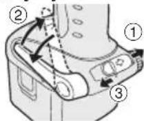 PANASONIC EY7271 - Para establisher la posicion del angulo del gancho de cinturón - 1